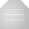 Ekena Millwork Octagonal Top Surface Mount PVC Gable Vent w/ 2"W x 2"P Brickmould Sill Frame, 16"W x 16"H GVPOT16X1603SF - alternate 5